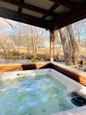 Hot tub view