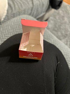 Empty wax box.