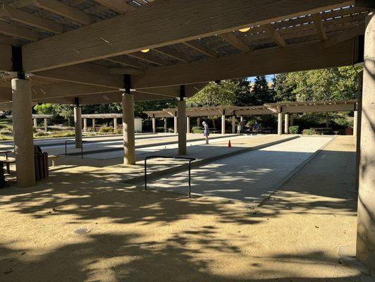 Bocce ball courts