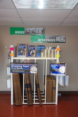 Stock up on your packing supplies. We sell locks, boxes, mattress and furniture covers and much  more!