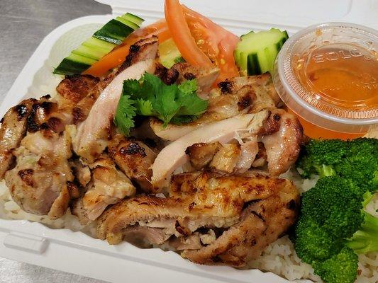 Thai BBQ Chicken On Rice