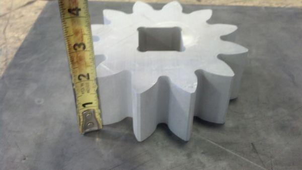 Sprocket Gear cut using waterjet technology. Precision Guaranteed!