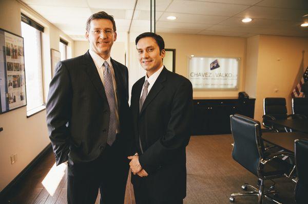 Immigration lawyers Martin Valko and Nick Chavez