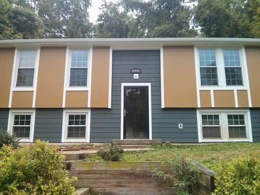 Hardie Panel vertical siding, and Hardie Plank horizontal siding.