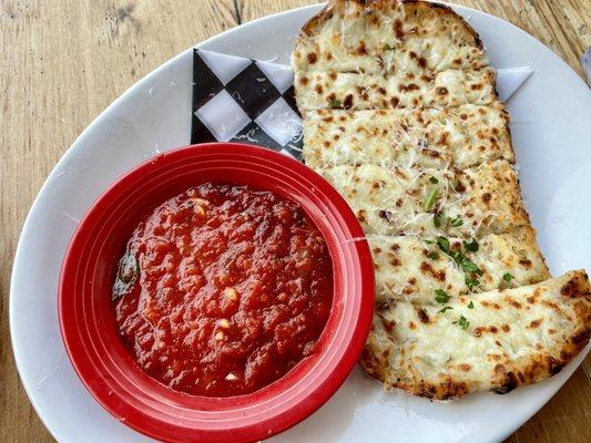 Cheesy garlic bread