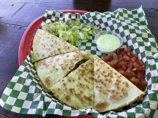 Chicken quesadilla