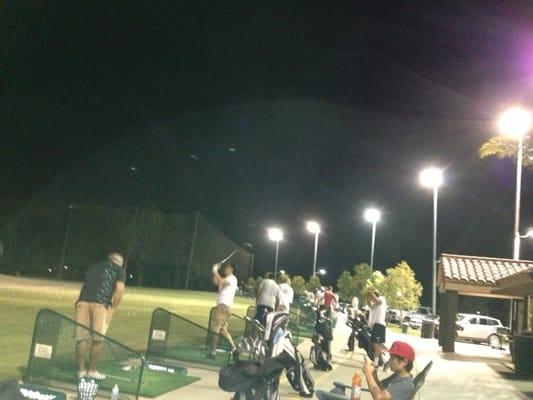 Range at night