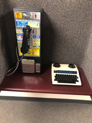 Pay phone (!) with TTY (double!!)