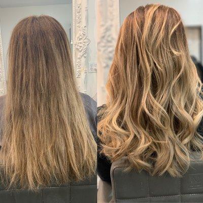 Color correction by Wesley Dews Full balayage and low light!