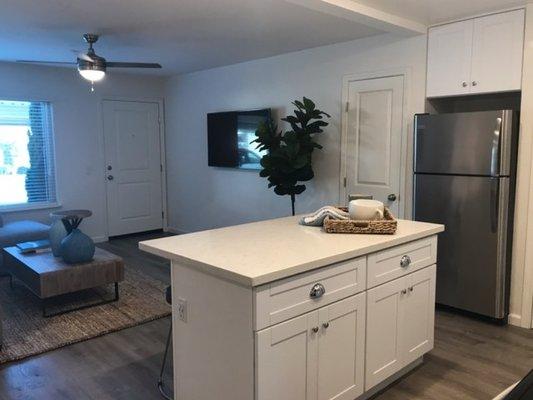 Beautiful open kitchen concept with island