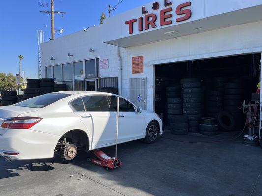 Quick and fast tire shop