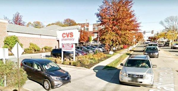 CVS in downtown Media. Can be a little tight and tricky getting in and out with busy traffic on Baltimore Pike.