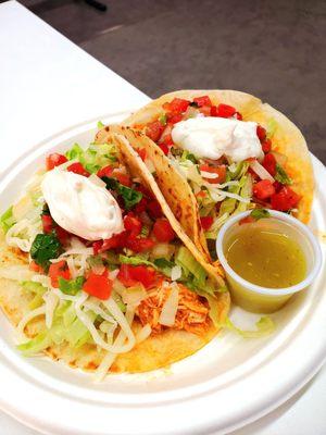 Delicious chicken tacos!