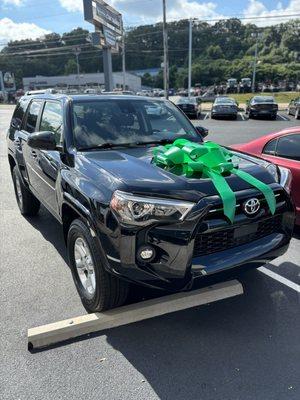 2023 Toyota 4-Runner purchased from Enterprise cars sales in Knoxville Tennessee. July 2024