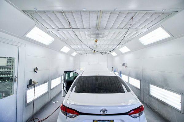 Exterior of Spray Paint Booth