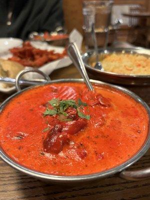 Buttered Chicken Makhani with Rice