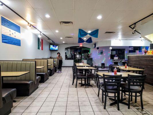 Dining Area at El Buen Sabor