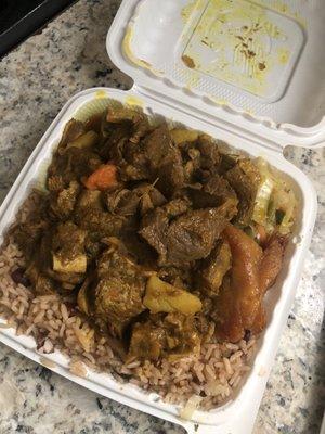 Curry Curried Goat Meal