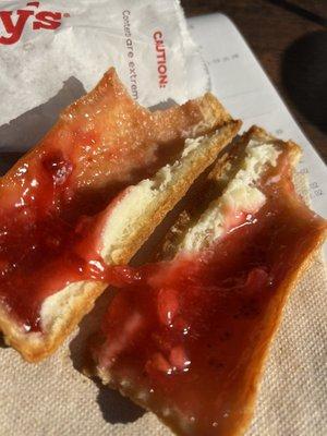 Strawberries & Cream Fried Pie