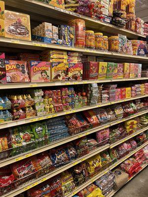 Mexican candy section