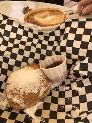 The beignets were superb: warm, light, and airy with a touch of sweet