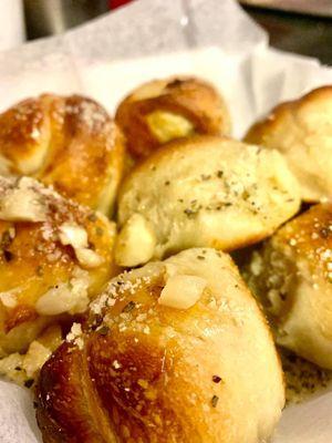 Hand made Garlic knots!