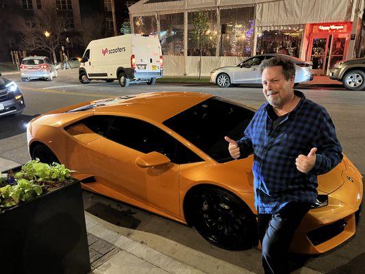 Brian and a pretty cool car!