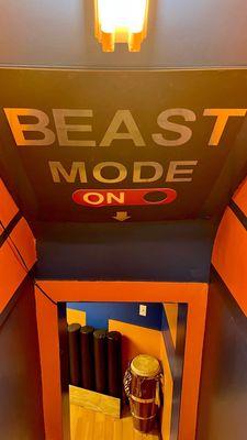 Downstairs gym entrance