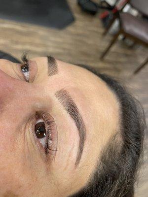 Eye brow threading & tinting  Eyelash lift & tint