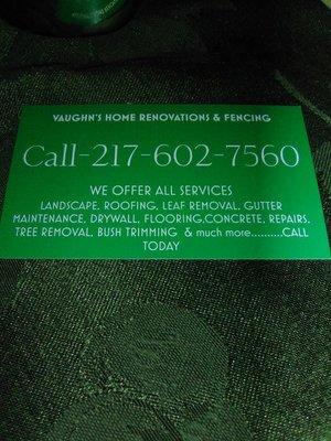 Vaughns Home Renovations & Fencing