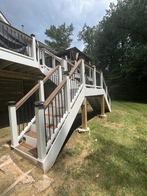 Trex deck Renovation in laurel Md