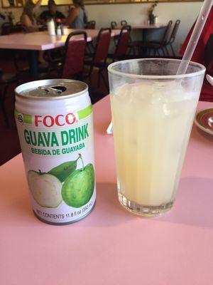 Guava drink, nice and light!