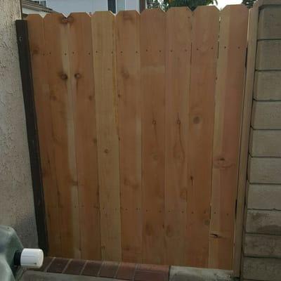 New gate installed! Another happy customer!