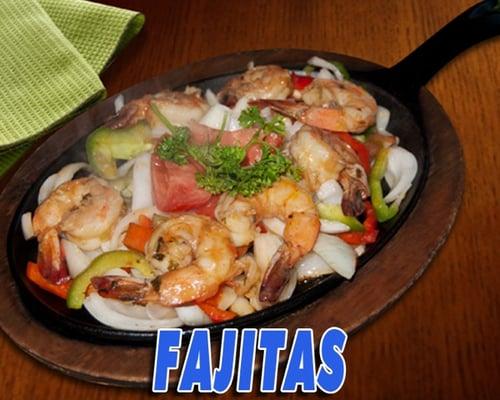 FAJITAS DE CAMARONES