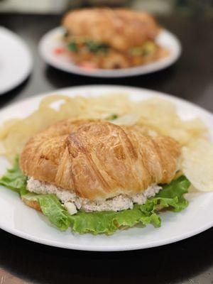 Chicken salad croissant