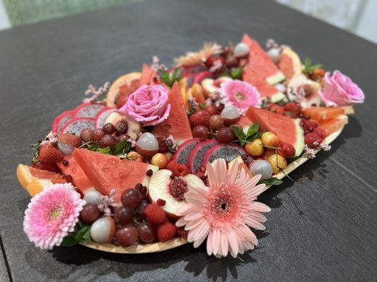 Pink Fruit platter