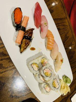 Sushi Platter (nigiri, 1 crunchy)