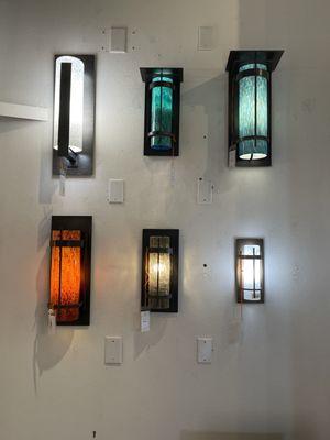 Crystal sconces