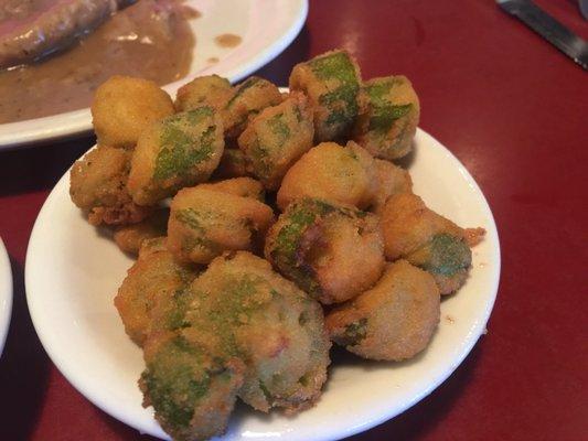 Excellent Fried Okra.