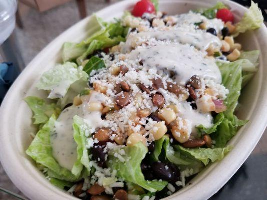 Cilantro Lime Salad with Black Beans