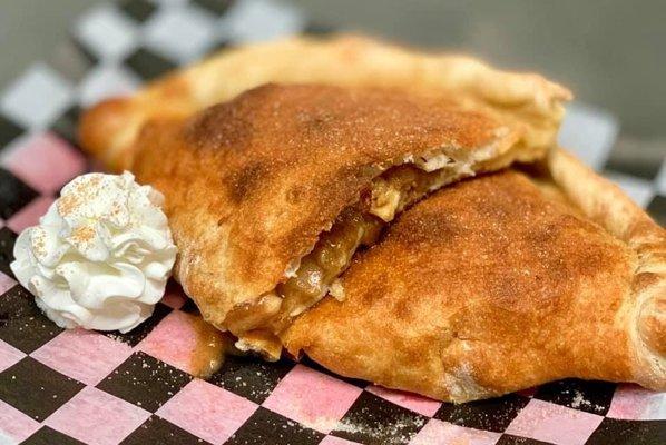 Apple pie calzone