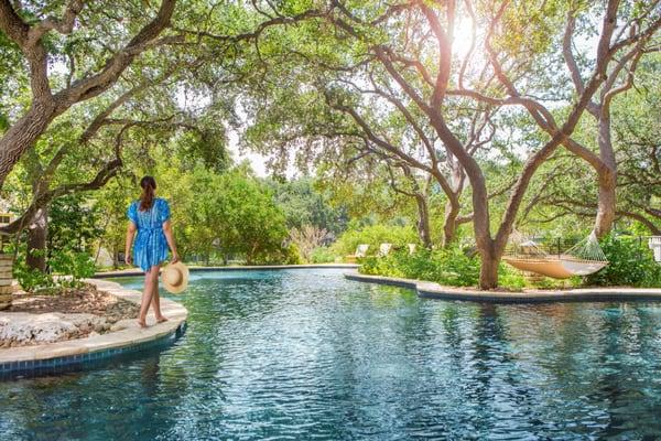 Adults-only spa pool