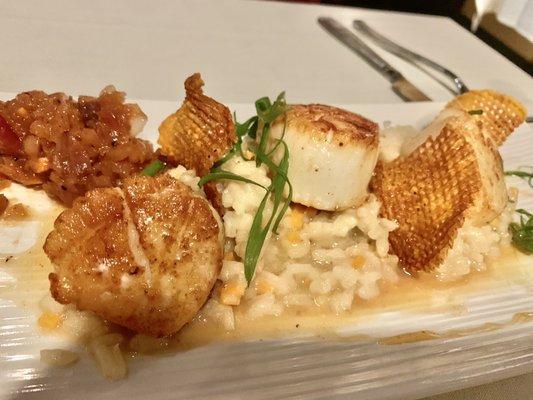 pan seared sea scallops