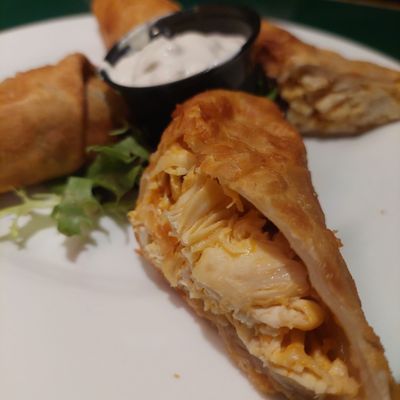 Buffalo Chicken Egg Roll