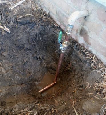 Repair leaking waterline