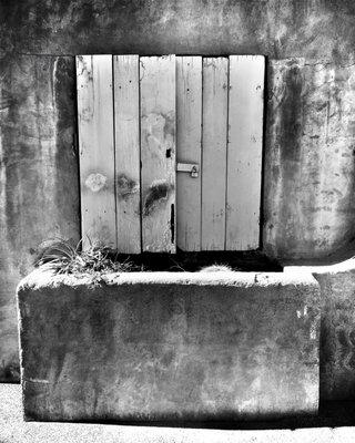 Planter and window on building