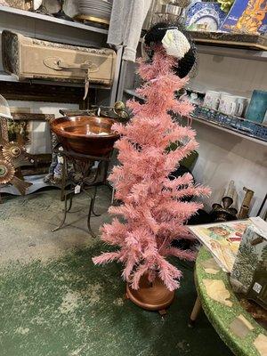 Cool Vintage Pink Lighted Christmas Tree with a hot price $99.00 11/24/2023