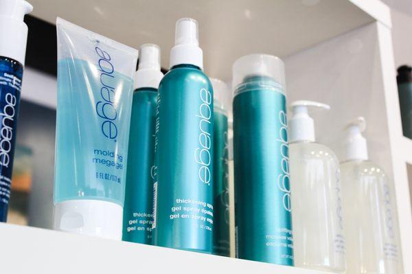 We sell a variety of products in our salon.