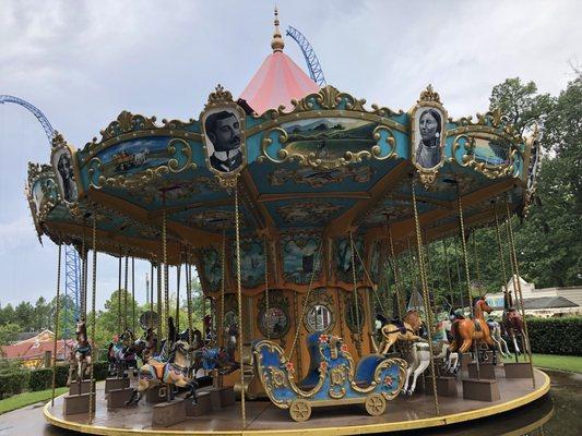 7/16/18. Monday. Discounted admission after 4pm. $22.50. $25.09 after taxes. 81 degrees. In between torrential afternoon downpours. Carousel