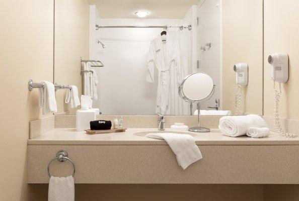 Guest room bathroom